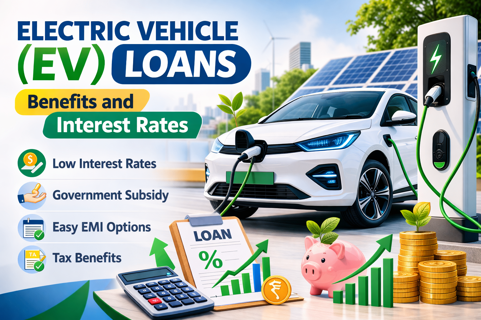 Electric Vehicle (EV) Loans: Benefits and Interest Rates 