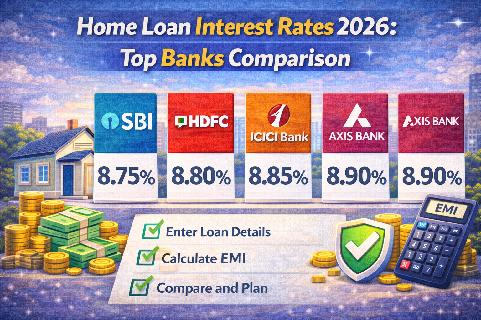 Home Loan Interest Rates 2026: Top Banks Comparison 