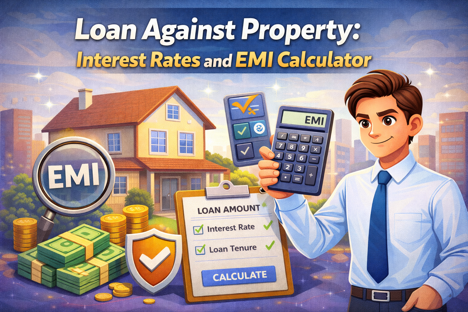 Loan Against Property: Interest Rates and EMI Calculator 
