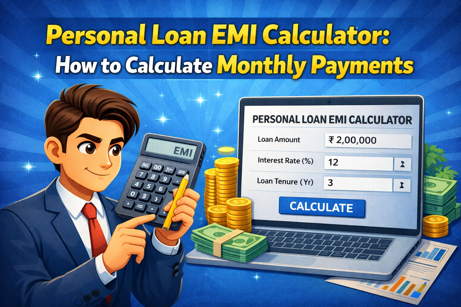 Personal Loan EMI Calculator: How to Calculate Monthly Payments 